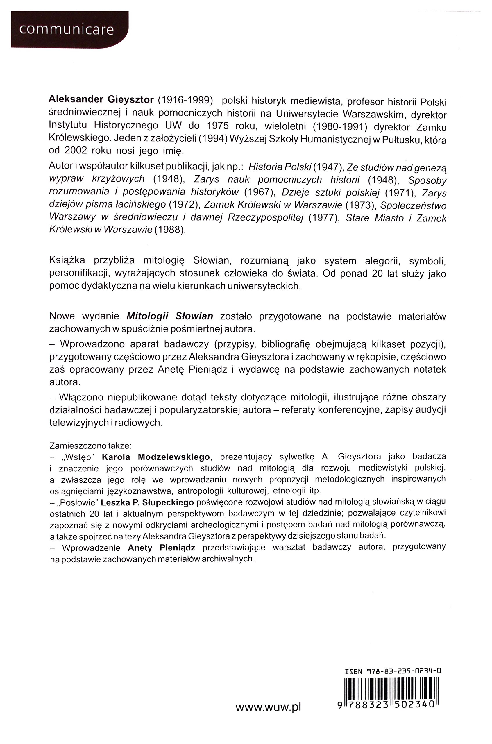 MITOLOGIA SŁOWIAN dodruk 2020