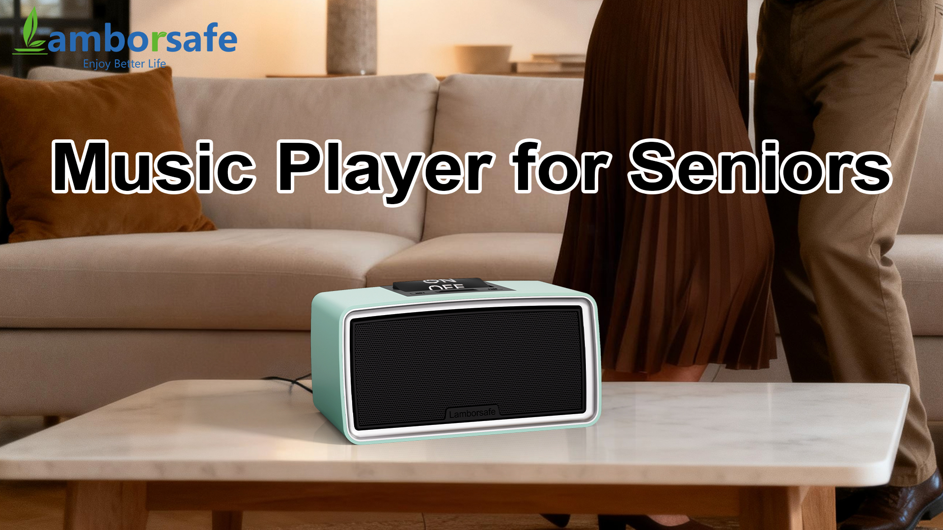 Amazon.com: Lamborsafe One-Button Music Player for Seniors, Simple