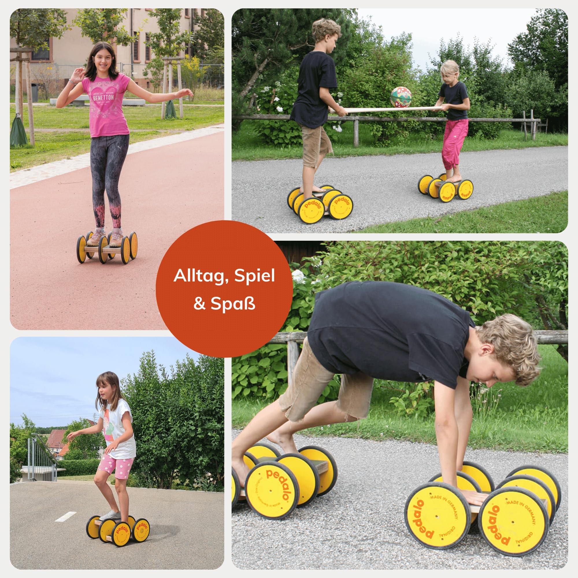 pedalo® Classic I Doppel I Gleichgewichtstrainer I Koordination I Balance I Rhythmusfähigkeit I Kinder I Erwachsene