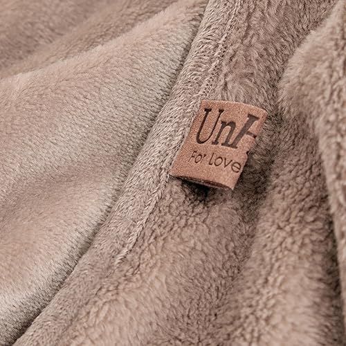 Miniatura 10 de UnHide Lil Marsh Traveler - Manta de viaje - Manta de piel sintética, duradera, ligera, extra suave, lavable a máquina, oso beige (50 x 60 pulgadas)