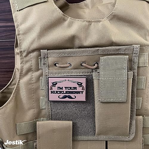 Miniatura 179 de Don't Be A Salty Creative Humor - Parche táctico militar para moral, divertidos parches tácticos, cierre de gancho y bucle de goma de PVC, parches