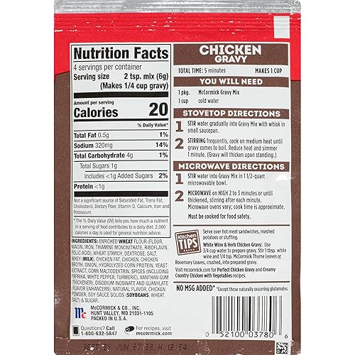 Miniatura 23 de McCormick Mezcla de salsa de pollo, 0.87 oz