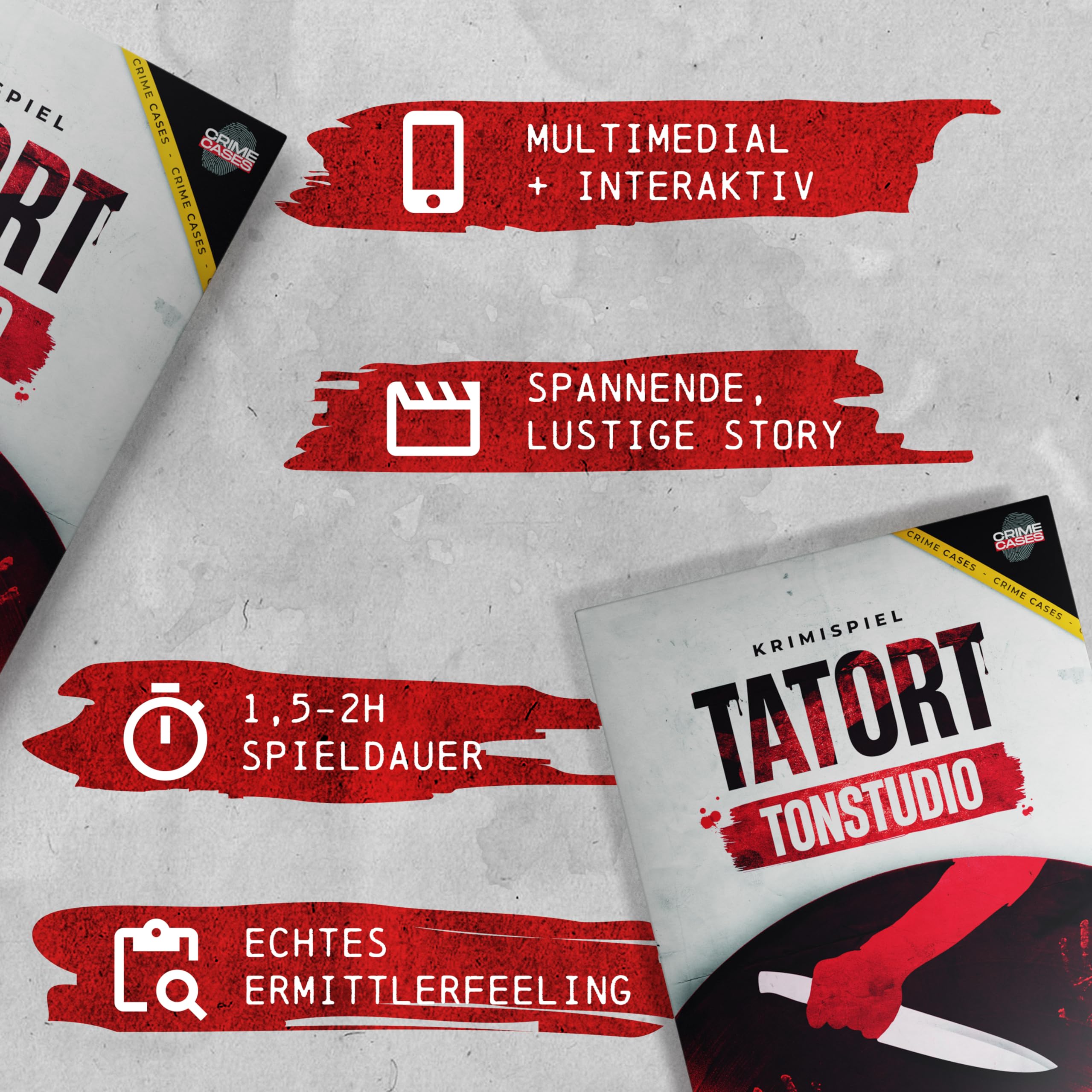 CRIMECASES Krimispiel-Bundle: Tatort Kunstfehler, Tonstudio & Traumschiff | 3 spannende Fälle in einem Set, Cold Case Spiele für Erwachsene, Murder Mystery für 1-6 Personen, Perfekt für Krimiabende