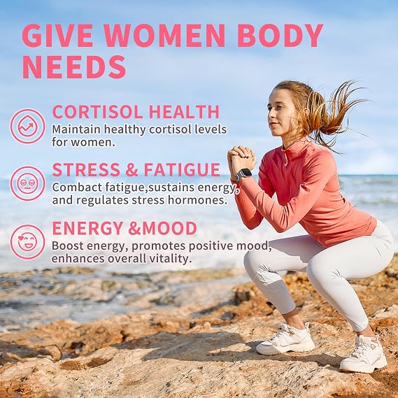 Hudetex Cortisol Supplements for Women Liquid Drops,Cortisol Manager with Ashwagandha,L-theanine,Phosphatidylserine,Rhodiola Rosea for Mood Support,Adrenal Balance,Sleep,Vegan,Natural Flavor,2 Fl Oz