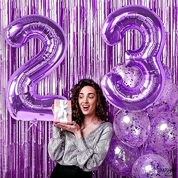 Amazon | Katch On ジャイアントパープル 23バルーン ナンバー