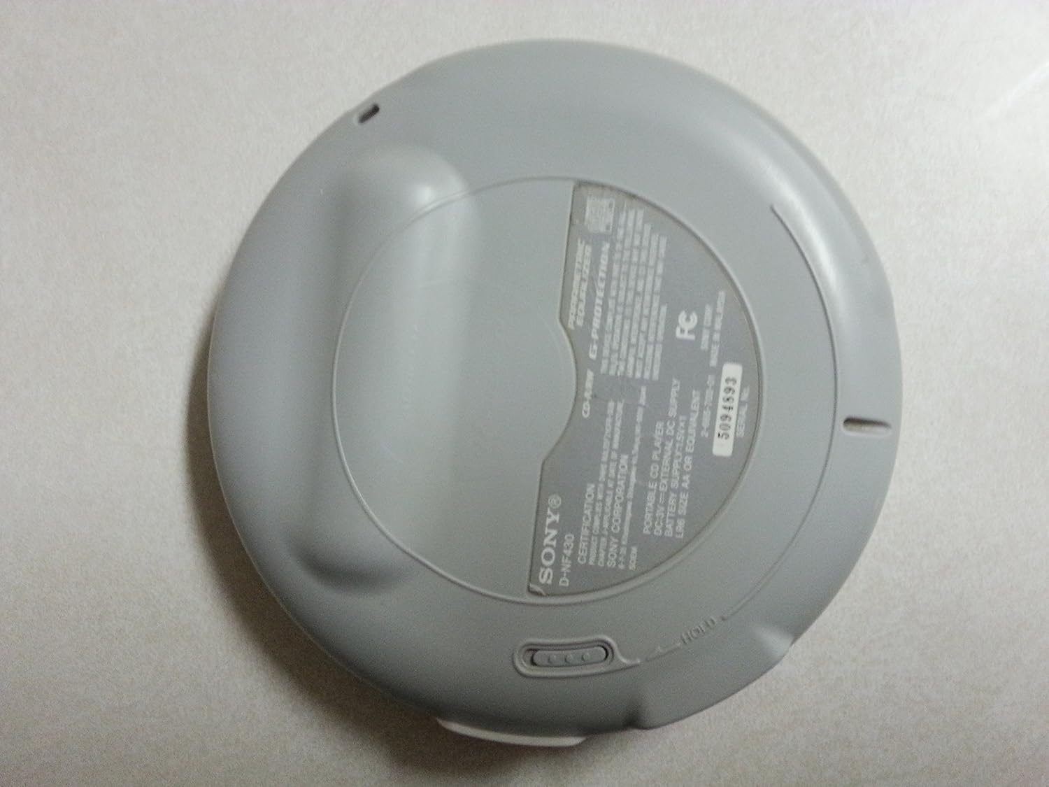 Sony D-NF430 MP3/ATRAC CD Walkman Portable Compact Disc Player with AM/FM/TV/Weather Digital Tuner