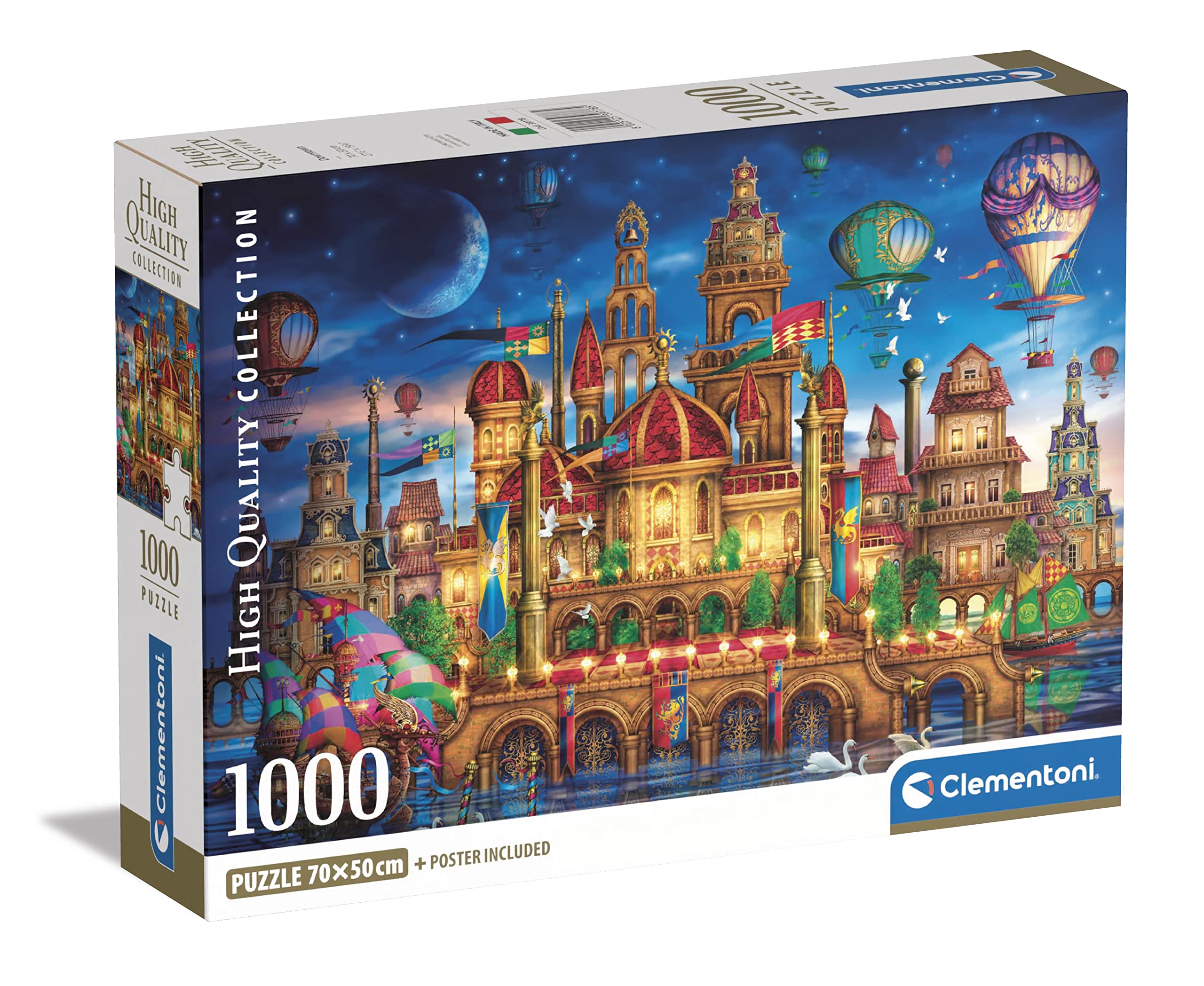 Amazon.com: Clementoni - 39778 Downtown Puzzle Collection - 1000