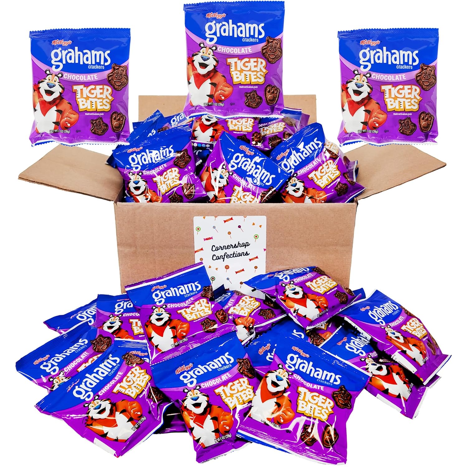Tiger Bites Chocolate Graham Crackers Bulk Pack 60