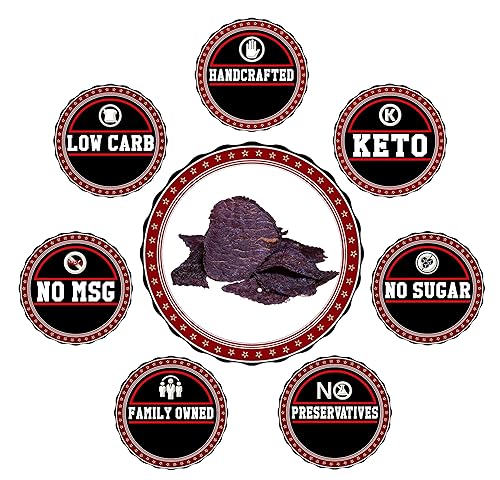 Miniatura 5 de Matt-Hat Gourmet Flank - Carne seca artesanal de trufa negra hecha con salsa de soja, aceite de trufa negra y carne de res premium, baja en