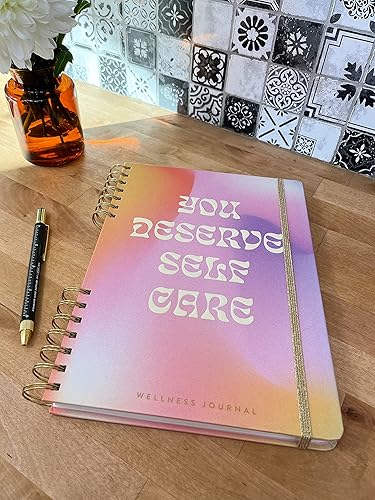 Miniatura 5 de DesignWorks Ink You Deserve Spiral Mindfulness Notebook Guided Gratitude and Wellness Journal Undated Daily Planner With Self Care Activity Prompts