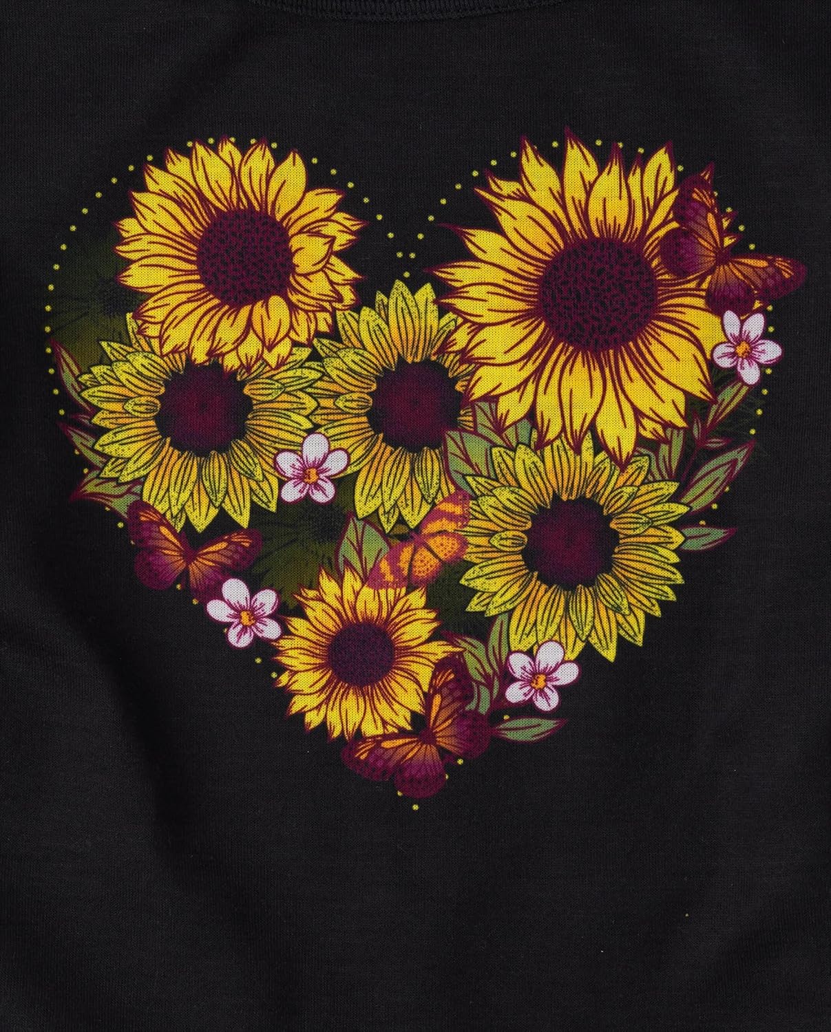 The Children's Place girls Short Sleeve Top and Pants,2 Piece Pajama Set - Image 2