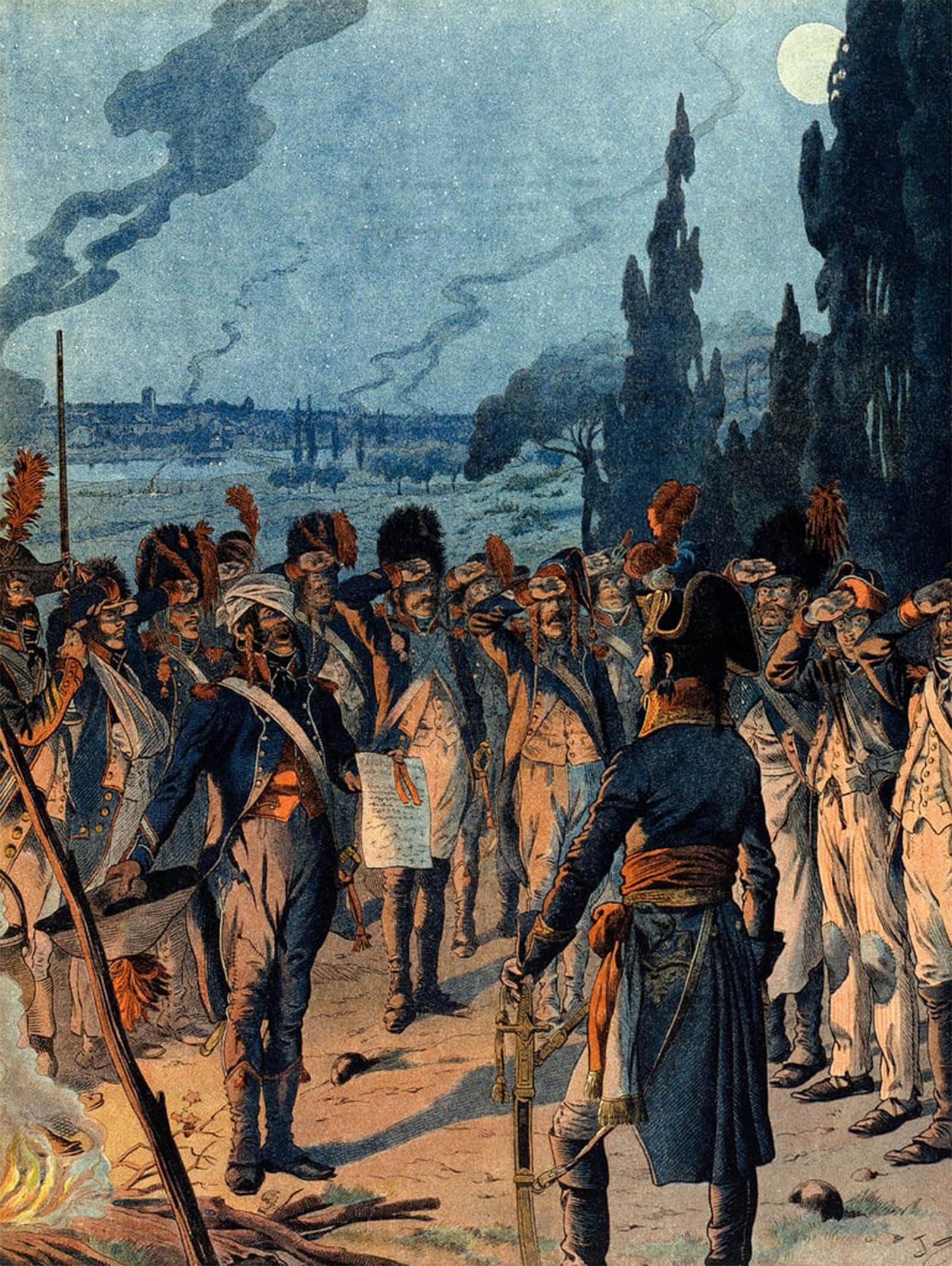ARTXLXXBN Famous Painting Art Wall Decor Abstract Art Picture Italian Campaign on the Evening of the Battle of Lodi on May Animal Pictures for Home Decor 60x90cm