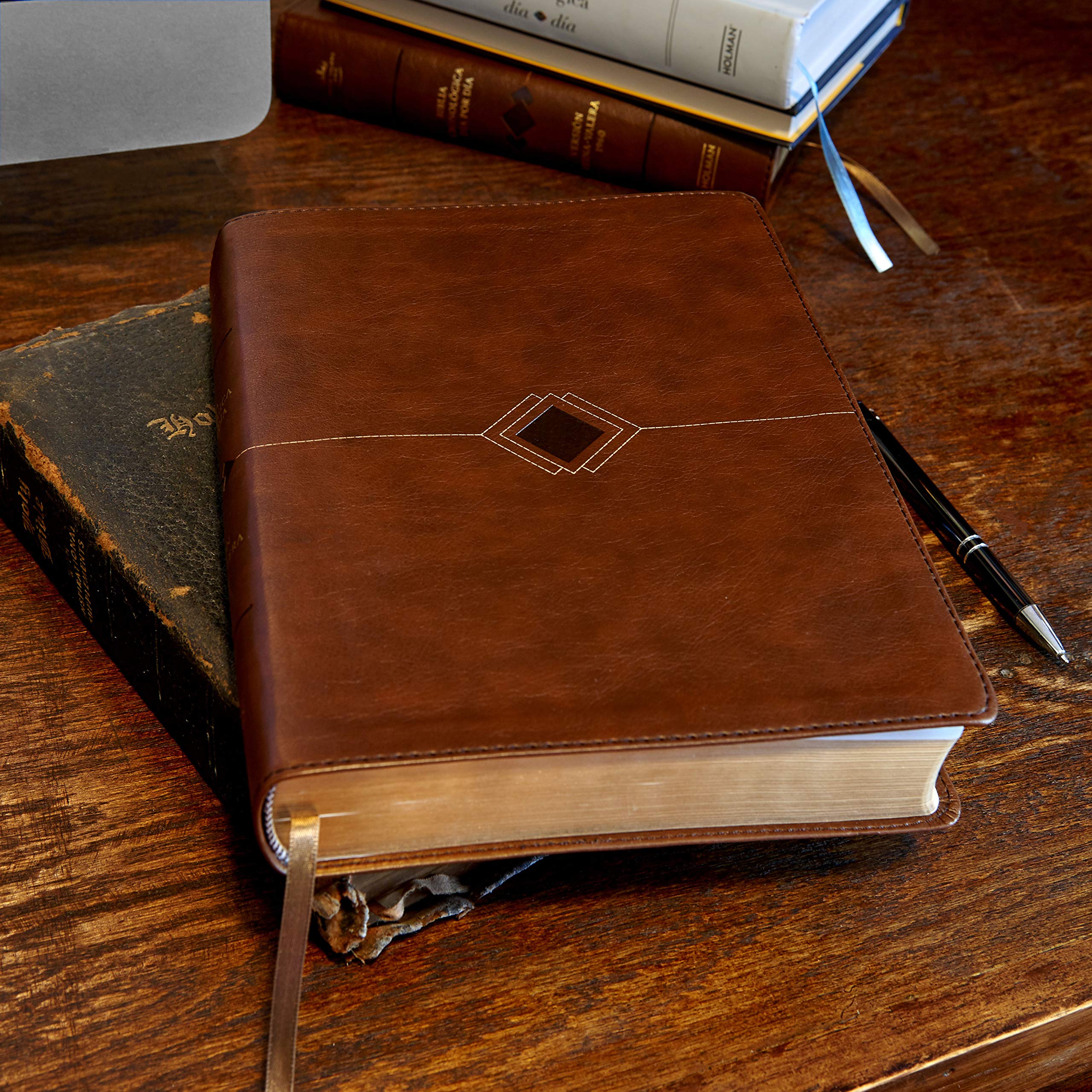 RVR 1960 Biblia Cronológica, Día a Día, Marrón Símil Piel: Rvr 1960 Biblia Cronológica, Día a Día, Marrón Símil Piel