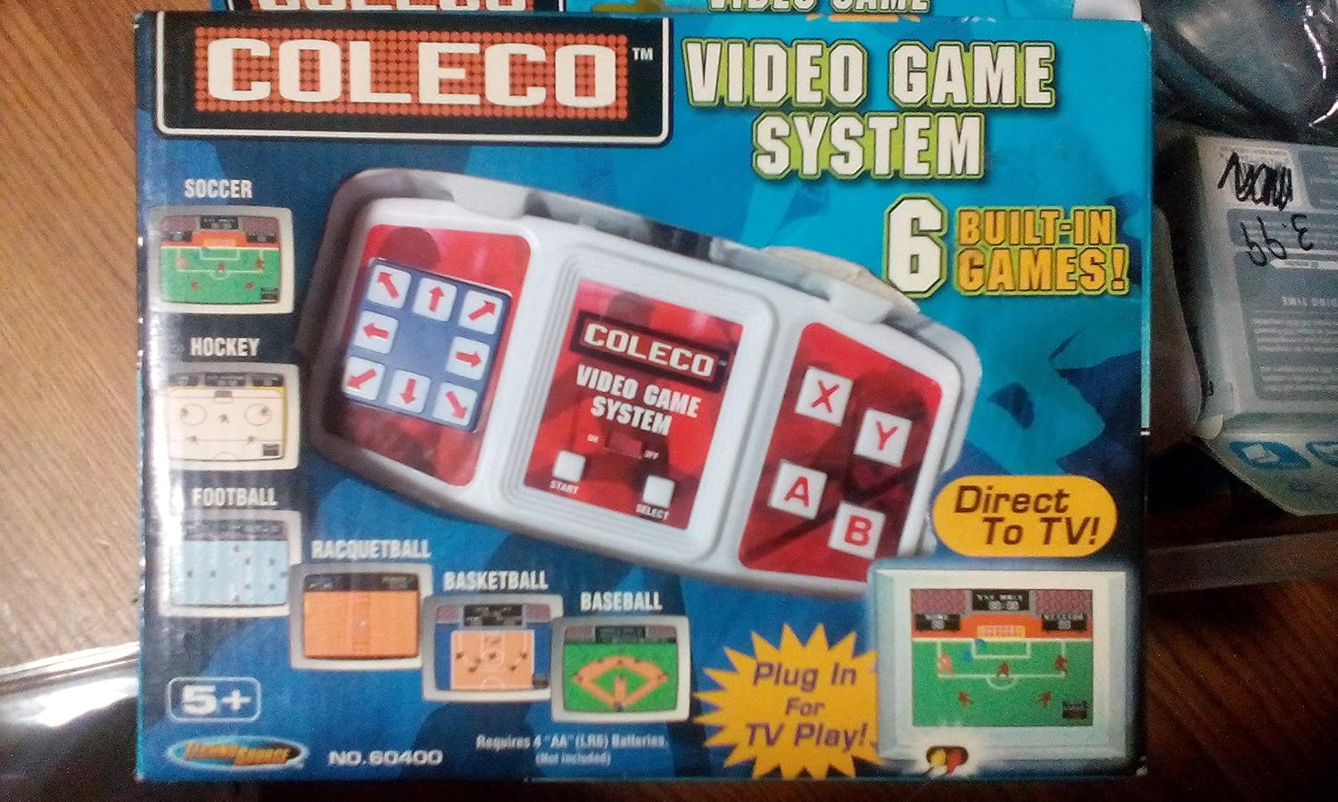 Tv Video Game System Soccer, Hockey, Football, Racqetball, Basketball & Baseball image 2