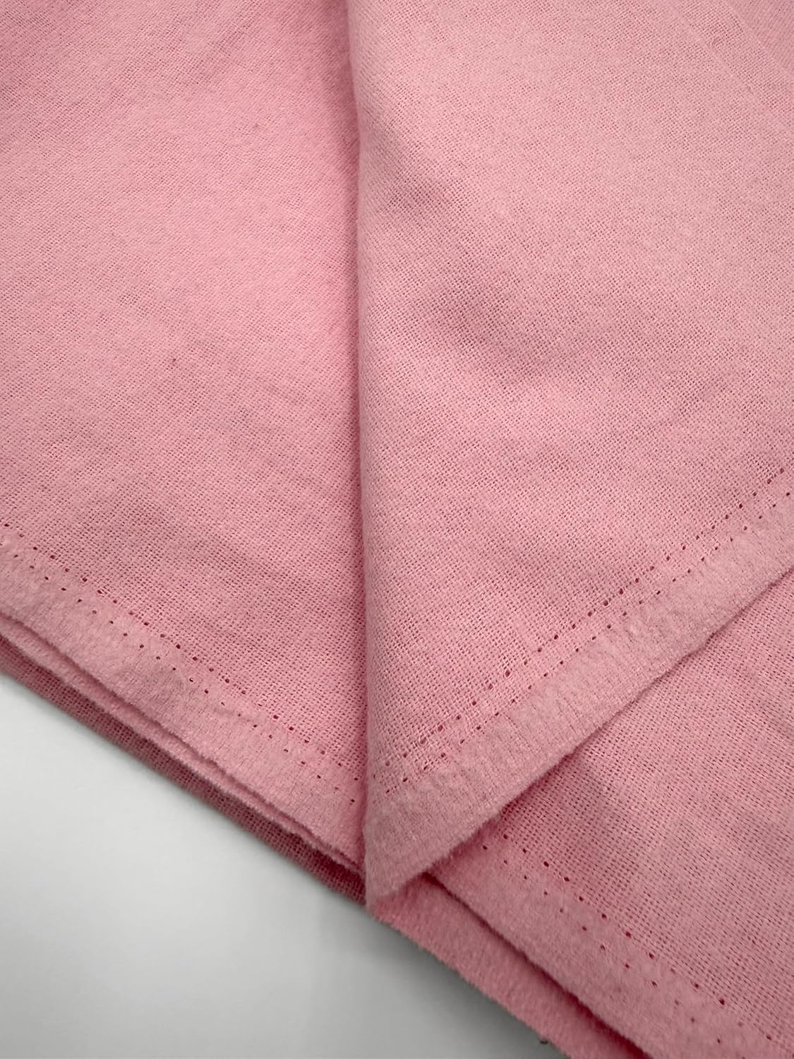 EOVEA - 100% Cotton Flannel Fabric by The Yard – Soft Brushed Flannel for Sewing, Quilting, PJ, Blankets & Crafts – Warm Breathable Cotton Fabric – 42 Inch Wide (Baby Pink,5 Yard)