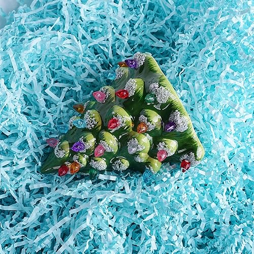 Miniatura 5 de Uptotop Suministro de 4 onzas de relleno de papel cortado arrugado para envolver regalos, cesta de regalo, cumpleaños, boda, Navidad, Acción de
