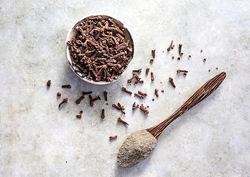 Miniatura 4 de Polvo de clavo orgánico, 8 onzas, sin OMG, cápsulas de clavo finamente molidas, puras, veganas, especias a granel. Buena fuente de vitamina K y