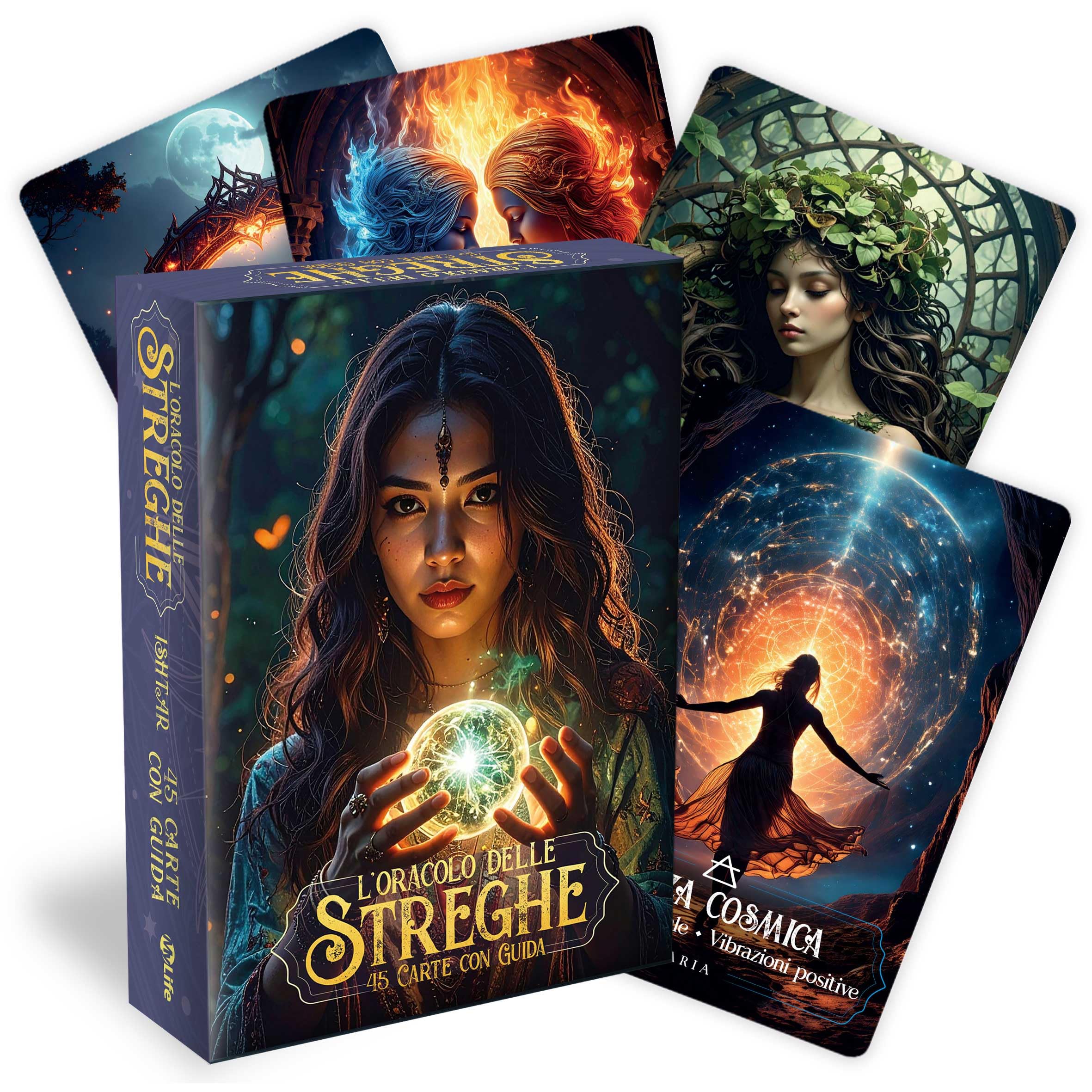 L'oracolo delle Streghe 45 carte con Guida illustrata