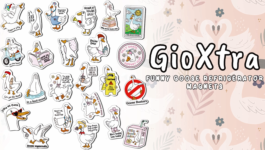 Imanes Decorativos Funny Goose Set 24 Piezas miniatura 7