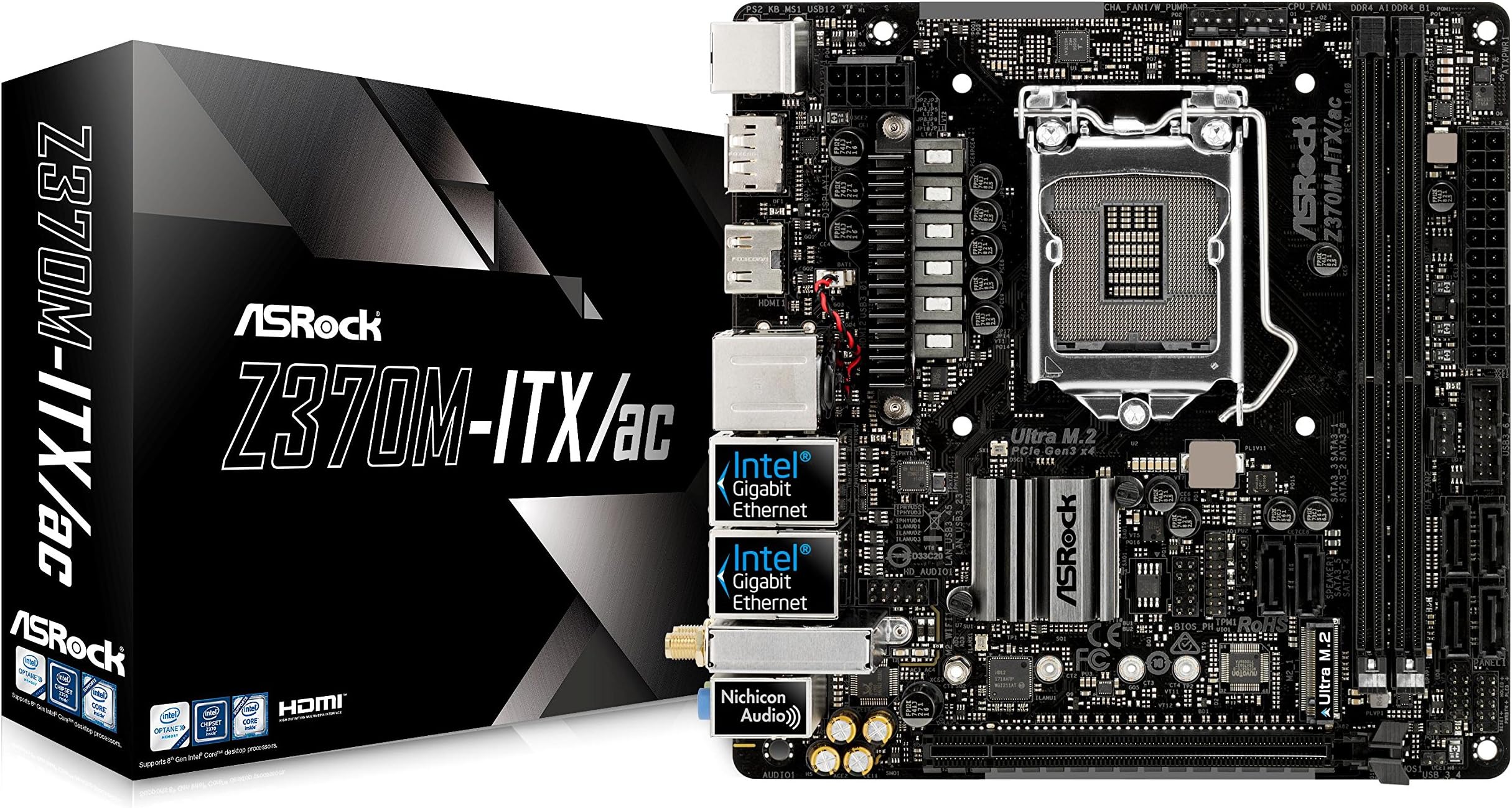 ASRock motherboard Motherboards Z370M-ITX/AC