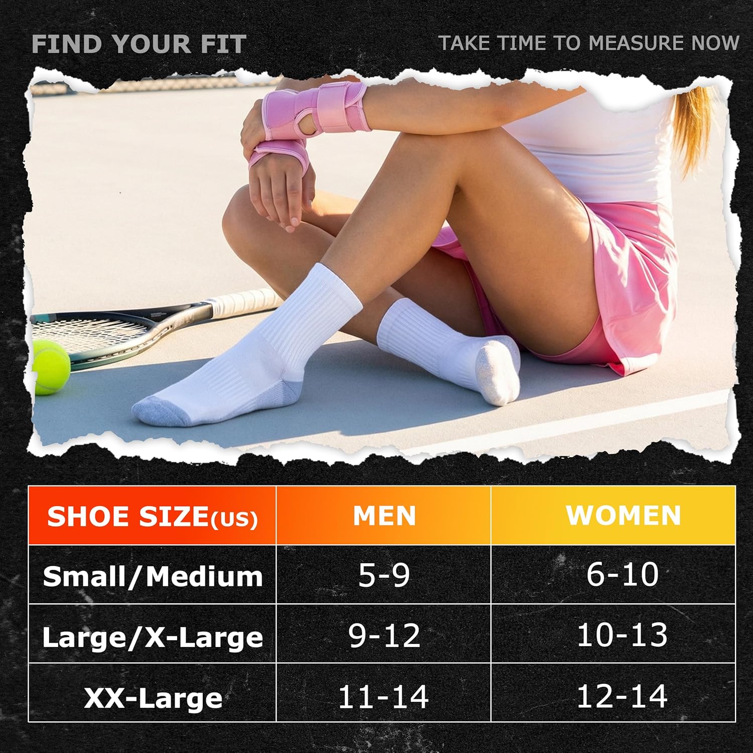 Dsource Copper Hiking Socks, Unisex Crew Cushioned Sole Arch Support Golf Running Compression Socks 6 Pairs - Image 5