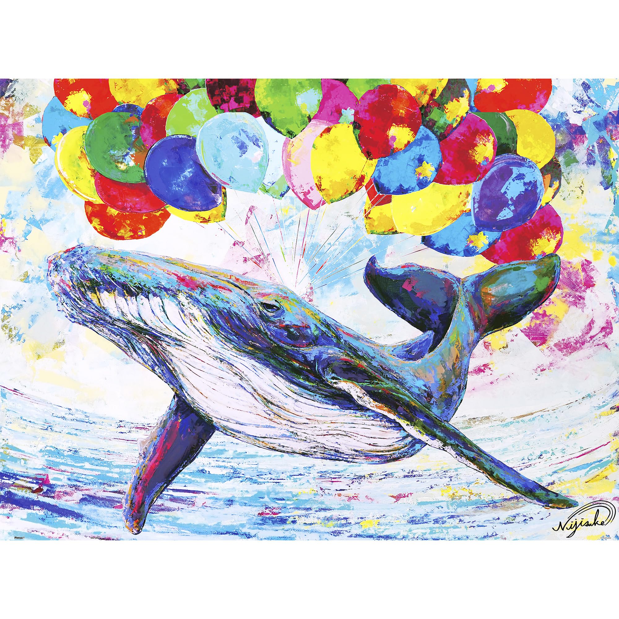 Pintoo 900 Piece Jigsaw Puzzle - Little Oil Art Kittens At Window Plastic Puzzle For Adults