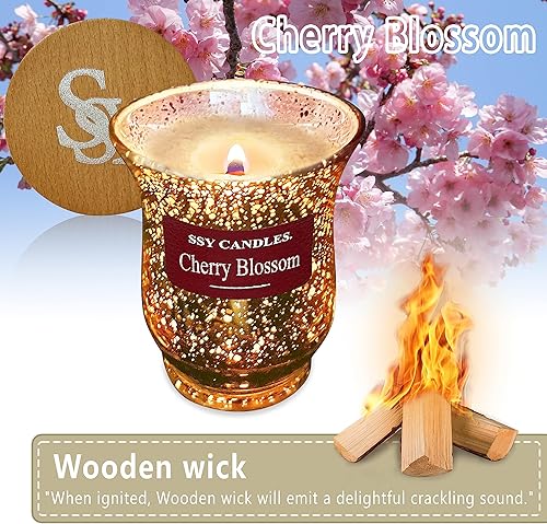 Miniatura 7 de Velas perfumadas en tarro de aromaterapia, vela de soja, velas hechas a mano, velas de cena, regalos para mujeres, cumpleaños, boda, aniversario de