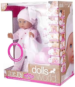 Dolls World 8888 Baby Little Joy Doll, 46 cm Size, Pink
