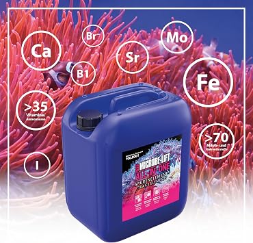 Coral Supplement Marine Aquarium 5000 ml - All-in-One Complete Corals | complete supply, trace elements, minerals, with calcium, iodine, strontium, vitamins, SPS, LPS, coral keeping, saltwater