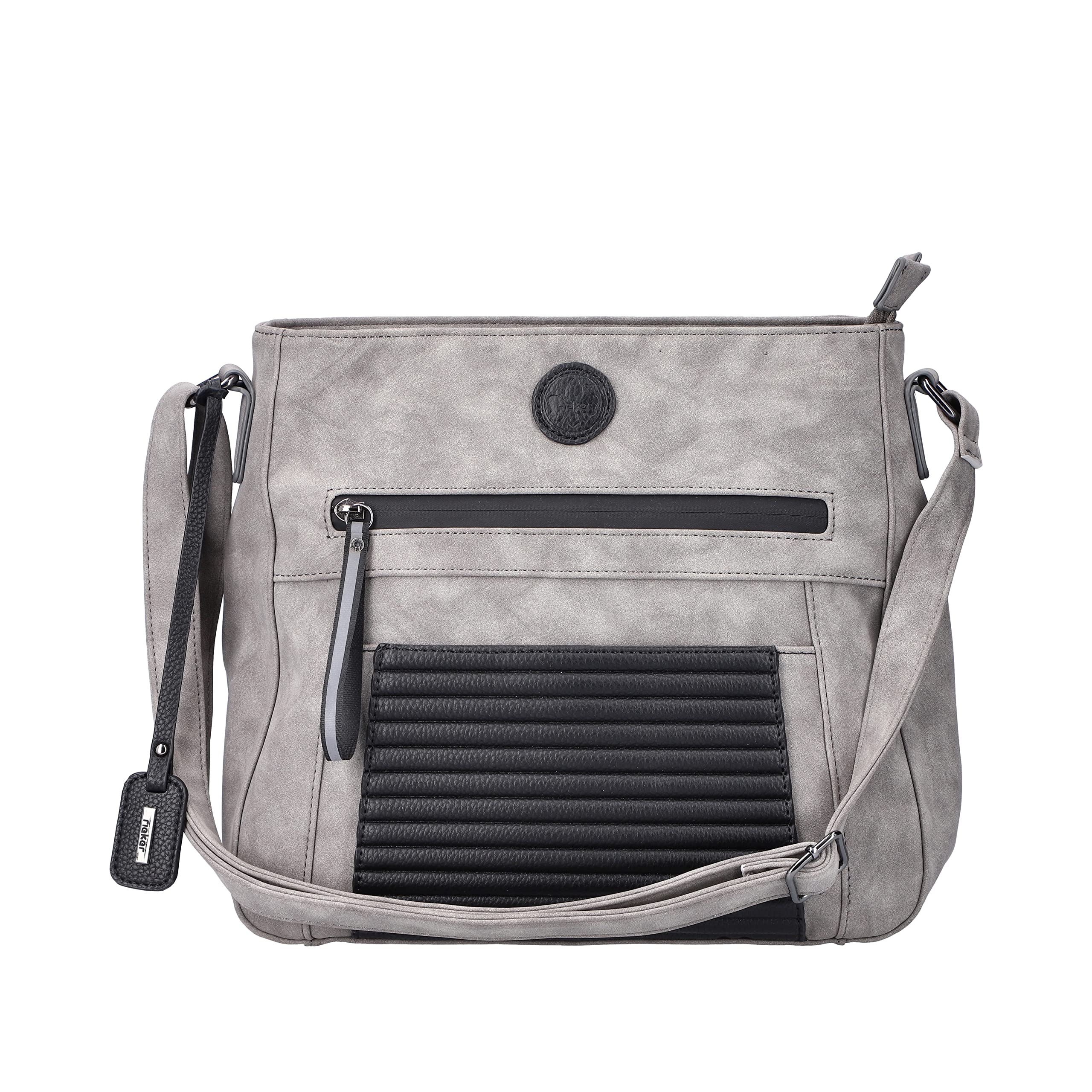 Rieker Women's H1481 Shoulder Bag, Grey