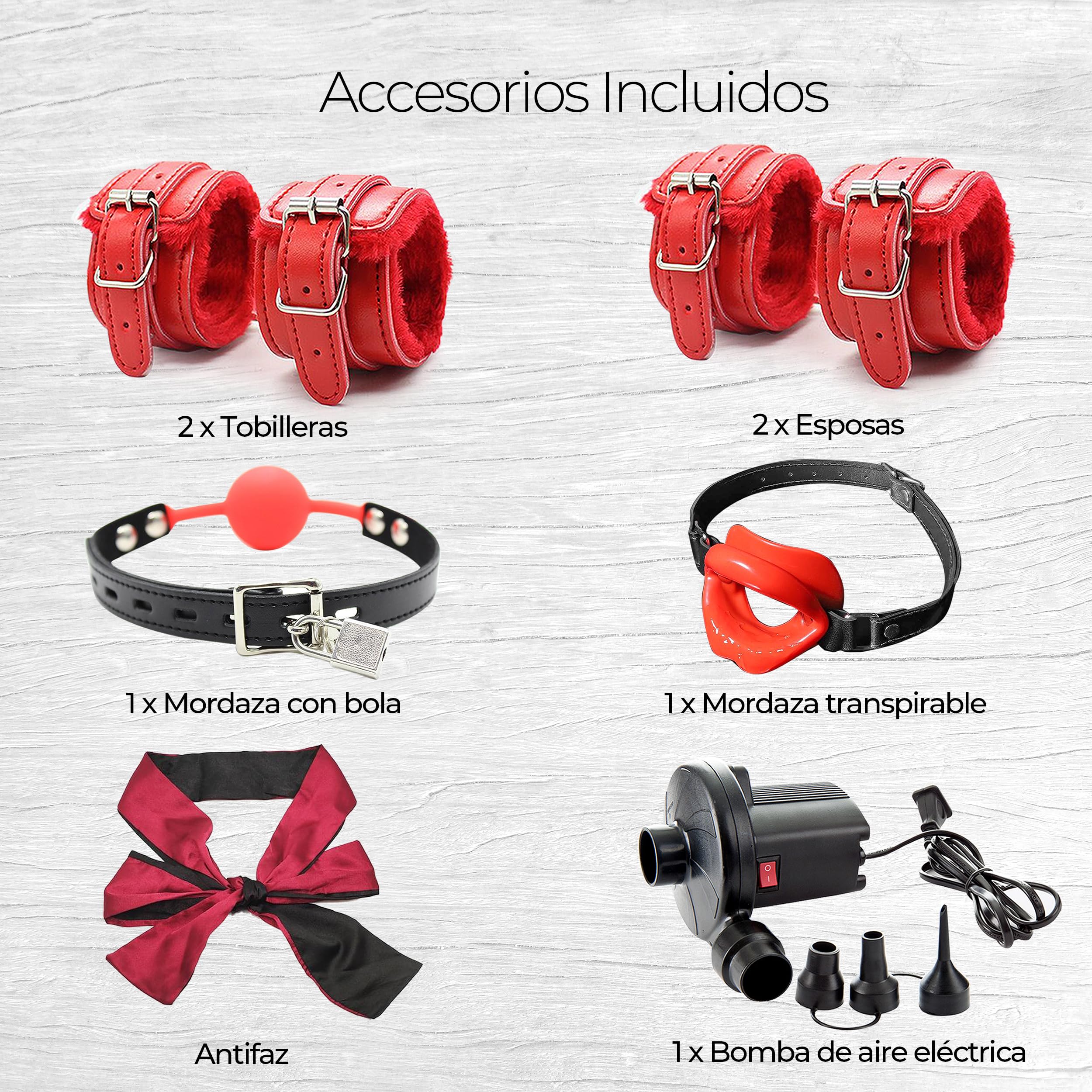 Sofá Tantra Hinchable para Parejas – Diván Erótico BDSM con Kit de Juegos Sensuales, Posiciones Cómodas y Accesorios para Dormitorio Íntimo y Experiencias Románticas