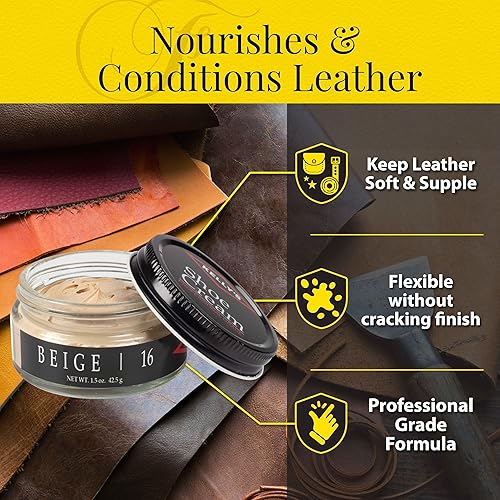 Miniatura 57 de Kelly's Shoe Cream - Pomada profesional para zapatos, 1.5 onzas, varios colores disponibles, Blanco B079VSF86S