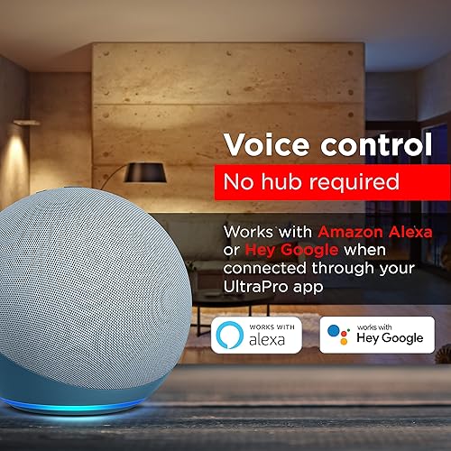 Miniatura 2 de UltraPro Bombilla LED inteligente Wi-Fi, BR30, equivalente a 65 W, RGB, cambio de color, blanco seleccionable 2700K - 6500K, regulable, requiere