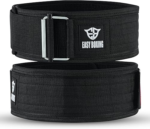 Miniatura 2 de Cinturón de levantamiento de pesas, cuero, 6 pulgadas de ancho, cierre de hebilla, para sentadillas, peso muerto, entrenamiento olímpico,