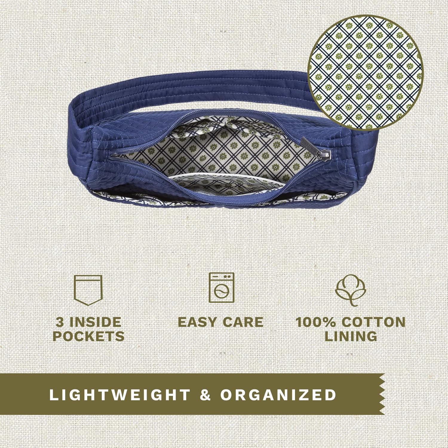 Bella Taylor Blakely - Hobo Shoulder Bag for Women - Lightweight Quilted Fabric Purse with Pockets - Image 4