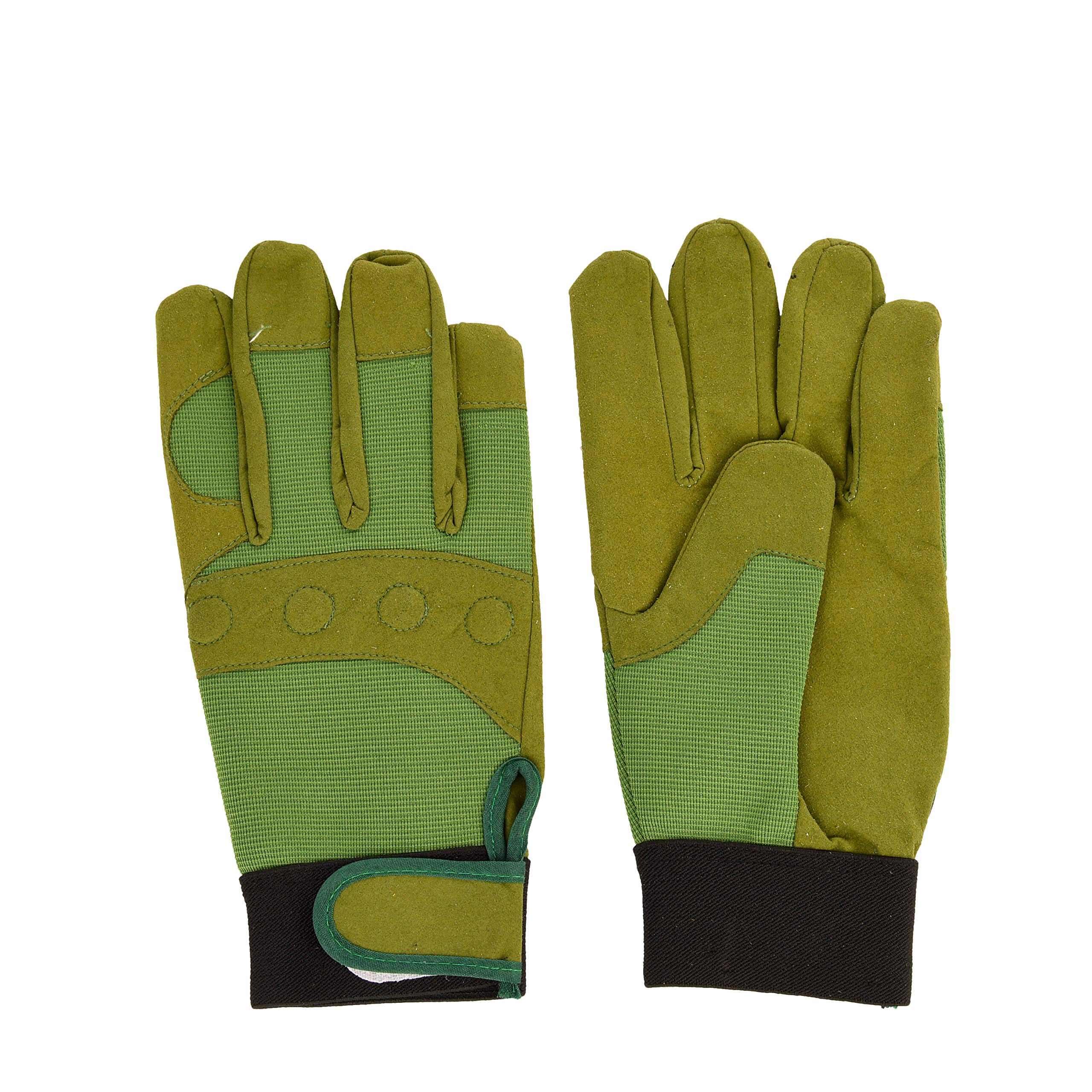 Esschert Design JB014 - PERFORMANCE WORKWARE GLOVES WITH GRIP (MEDIUM), Green