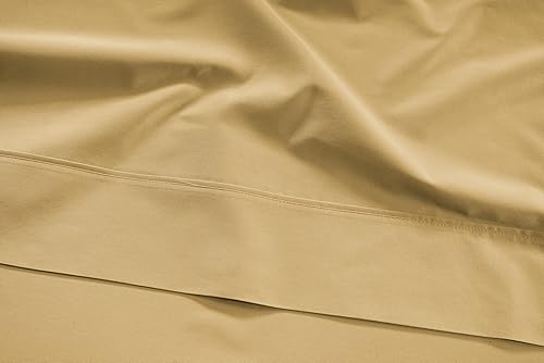 Miniatura 6 de LANE LINEN Juego de sábanas de 100 % algodón de 3 piezas, sábanas de satén suave, sábanas de 450 hilos, sábanas transpirables de tamaño individual,