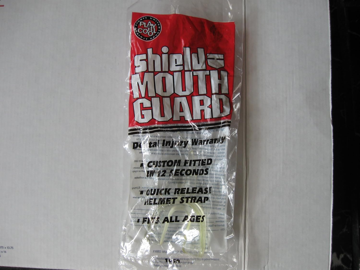 Shield Mouth Guard with Strap Clear Set of 36 Sports