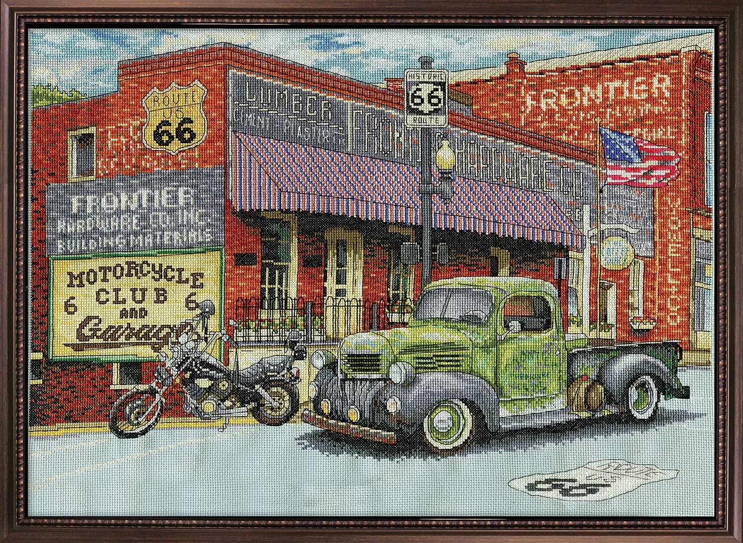Design WorksCounted Cross Stitch Kit 14"X20"-Frontier Hardware (14 Count)