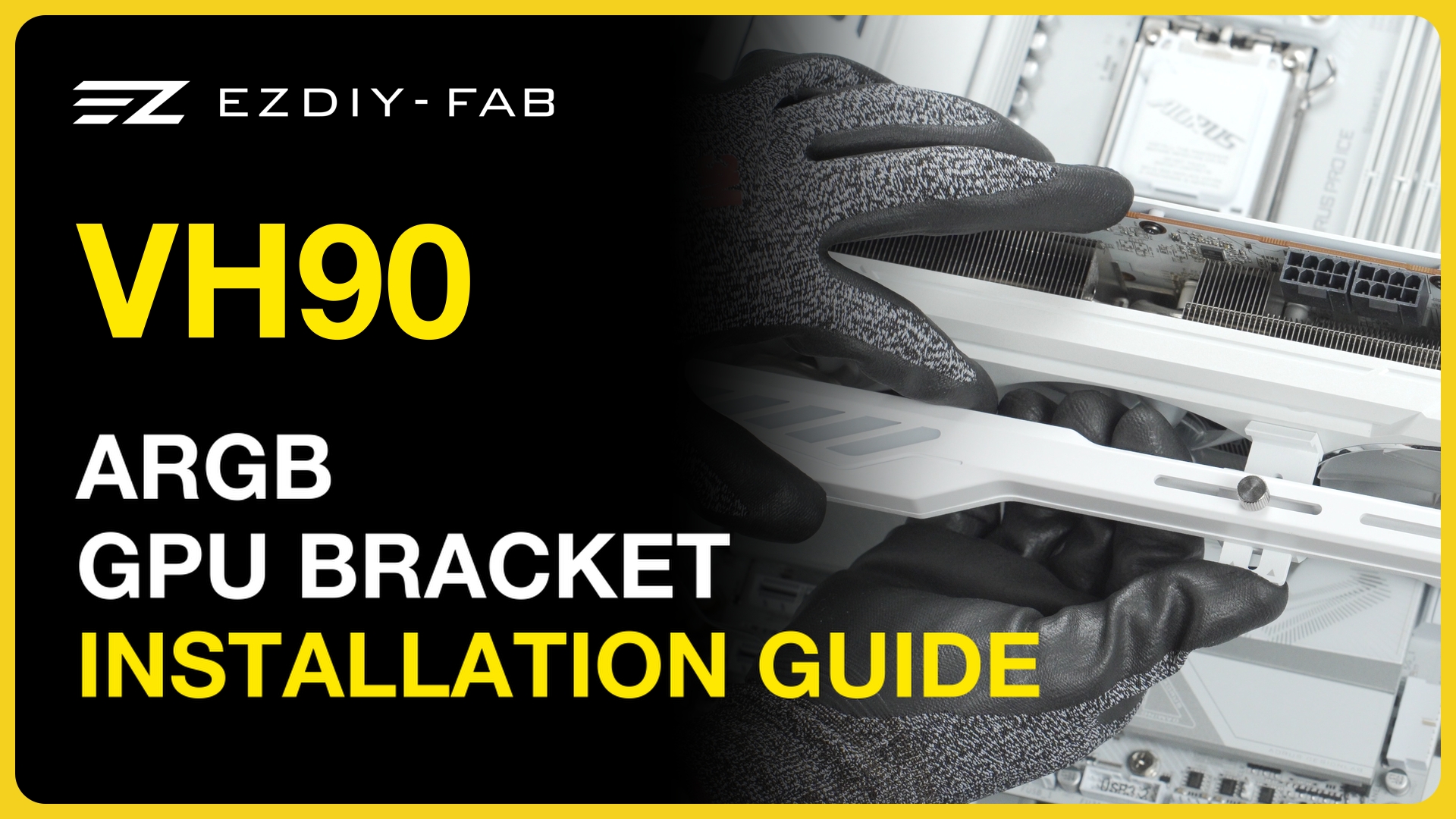 Amazon.com: EZDIY-FAB VH90 ARGB GPU Support Bracket, Reinforced