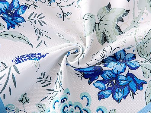 Vista 54 de EHouseHome - Mantel para interior y exterior, resistente al agua, tela de poliéster Babala