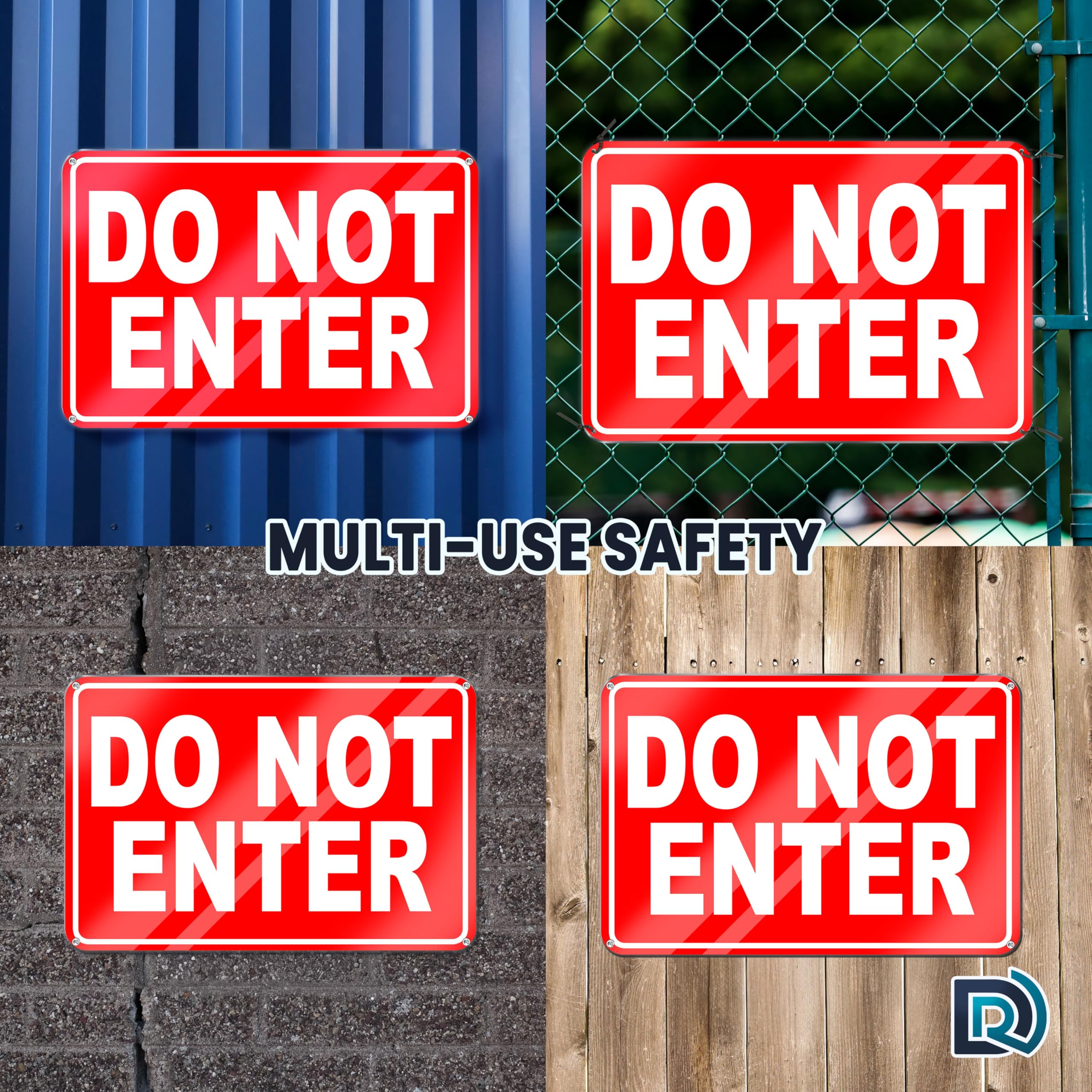 Amazon.co.jp: サインを入力しないでください - 8x12 アルミニウム