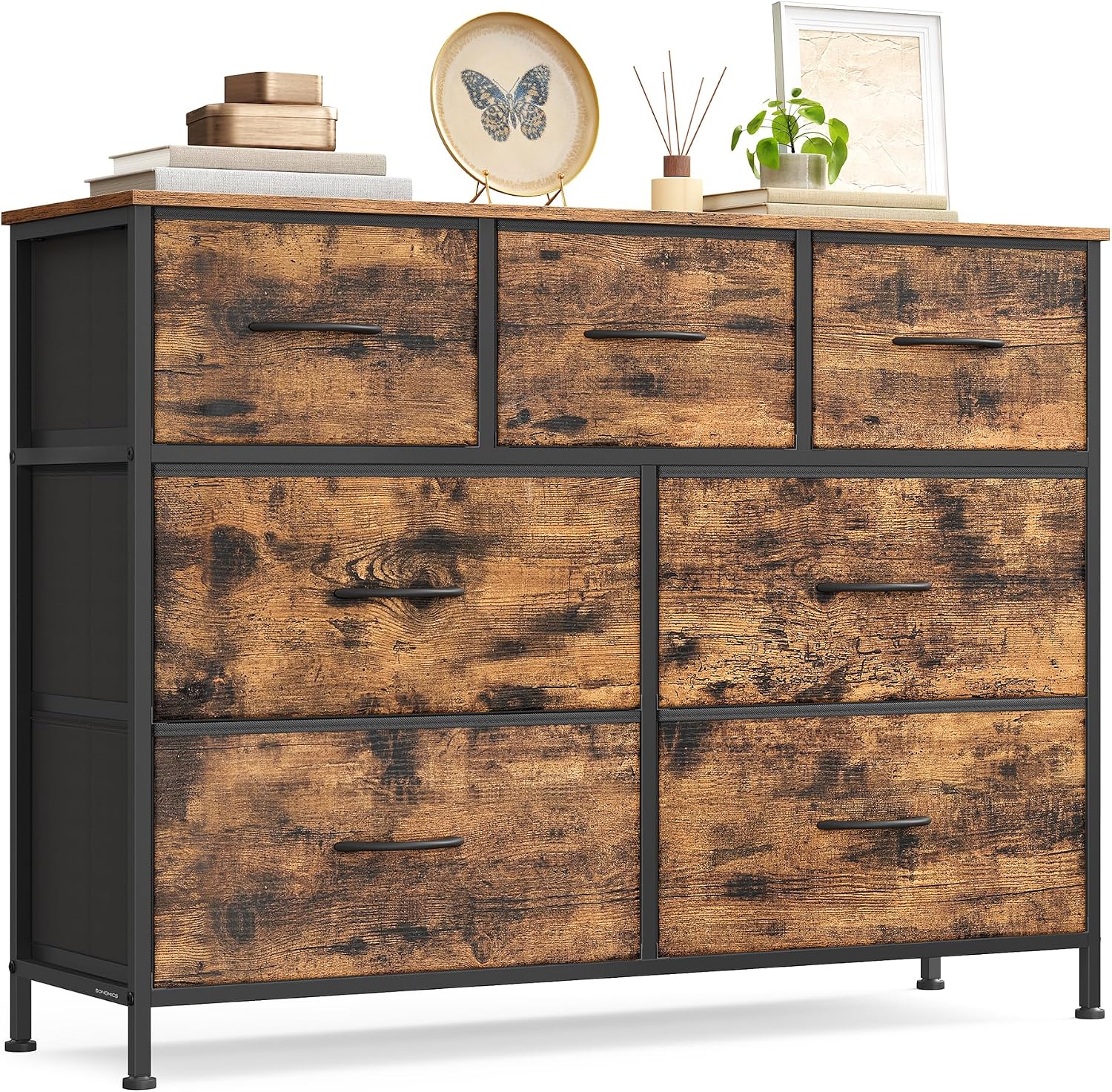 SONGMICS BELLAH Kollektion - Kommode, Schrank, Aufbewahrungsschrank ...