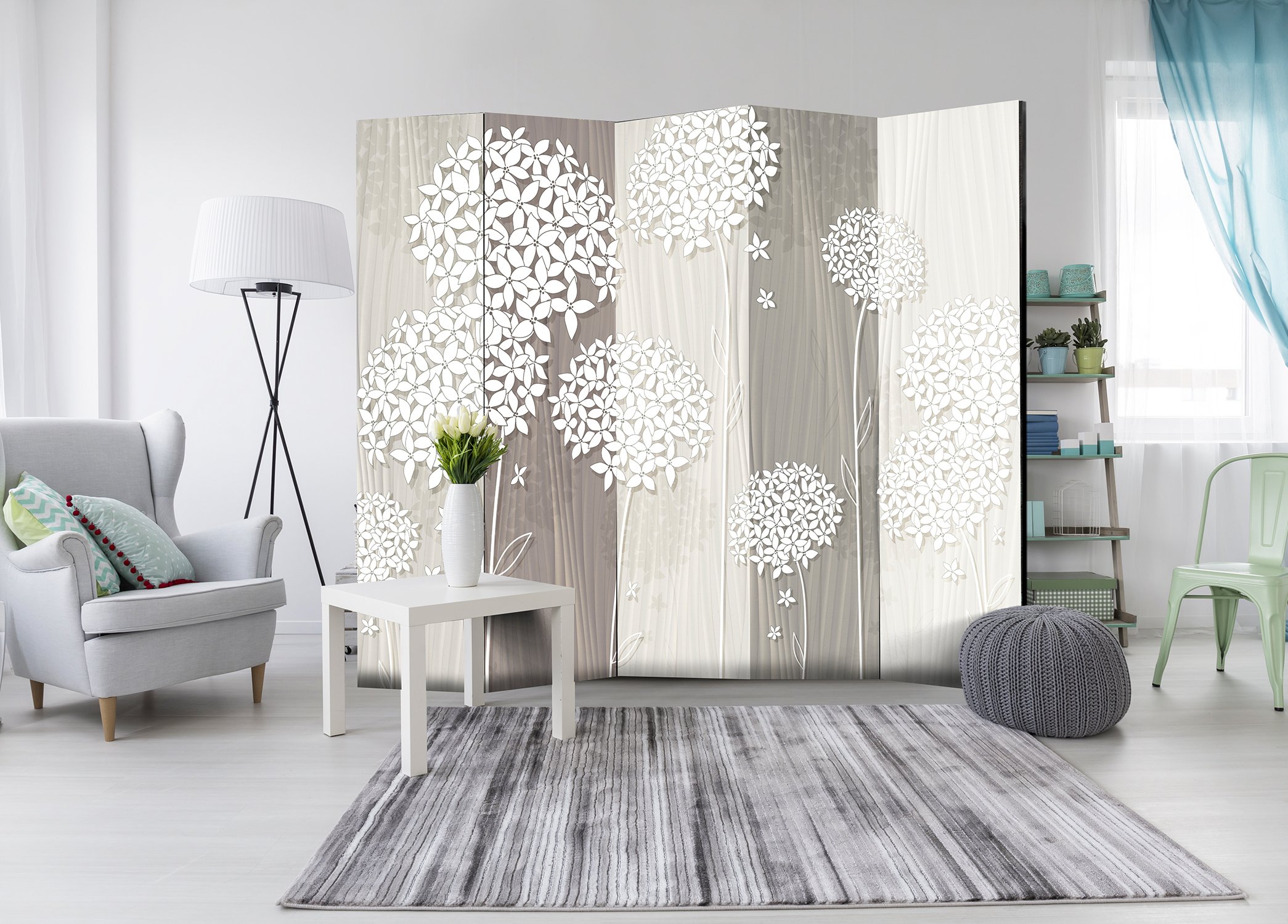 murando - Paravento da Interno Acustico, Separe Divisorio, 225x172 cm
