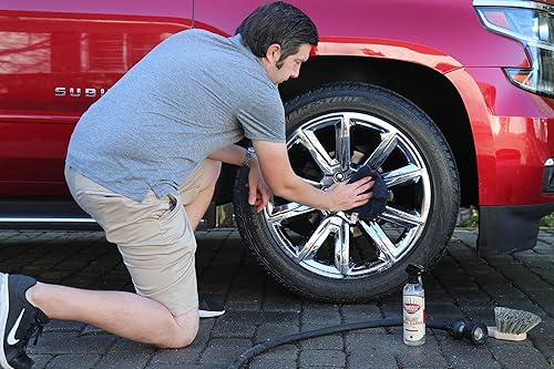 Miniatura 15 de GOLDEN SHINE Brilliant 44016 - Limpiador de ruedas cromadas, pintadas y pulidas, botella de 16 onzas