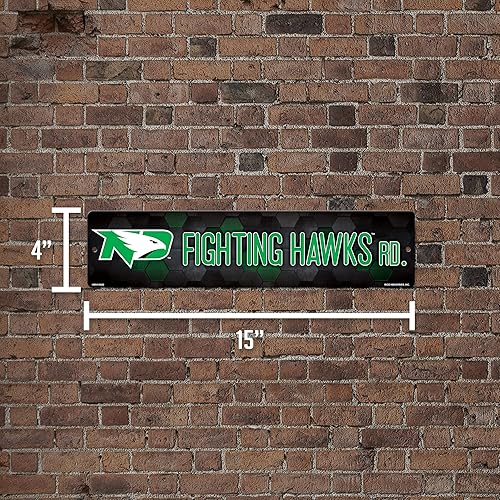 Vista 61 de Rico Industries Letrero de plástico de la NCAA de plástico de 4 x 16 pulgadas Alternativo