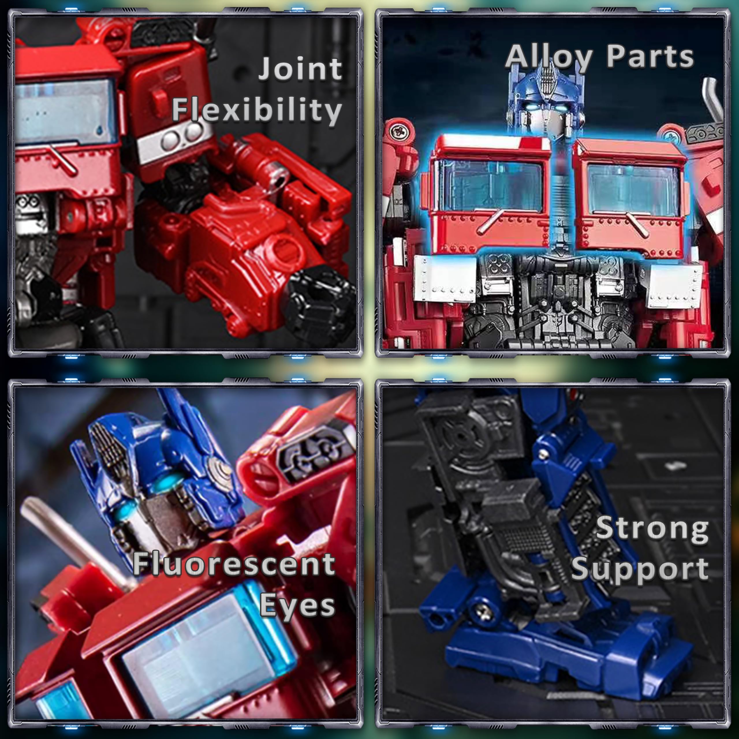 Transformable Toys Figurine, Grande Taille Car Robot Transforming Jouets Figurine, Cadeaux pour Les Enfants de Plus 7+ Ans
