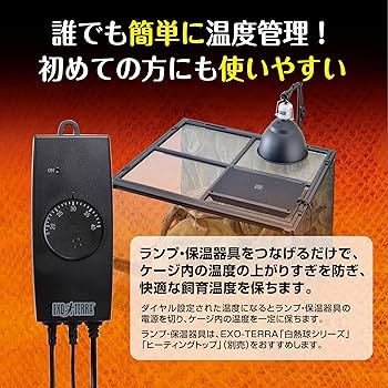 Amazon | エキゾテラ GEX EXOTERRA イージーグローサーモ 保温器具の