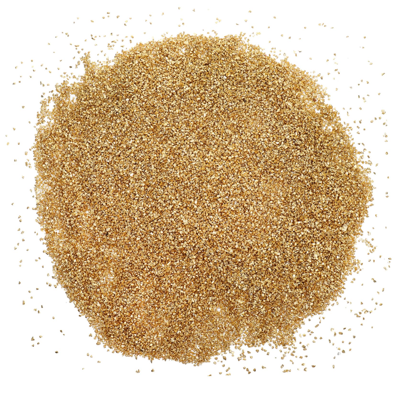 Verre pilé irrégulier doré Anneome 500g pour résine époxy et loisirs créatifs