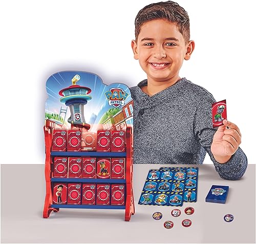 Miniatura 5 de Patrulla Canina, juegos de mesa HQ para niños, damas Tic Tac Toe Memory Match Bingo Go Fish Card Games PAW Patrol Toys, para preescolares a partir
